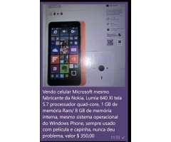 Vendo cel lumia 640xl 200,00