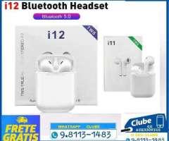 Fone de Ouvido escolha i12 , i11 bluetooth Par e Caixa