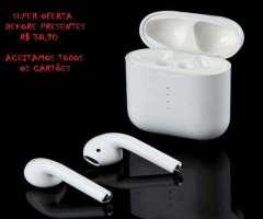 Fone Ouvido Bluetooth I7s 4.2 Par Tws Sem Fio Case Base