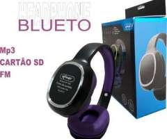 Fone de Ouvido Headphone Bluetooth Knup Kp - 2