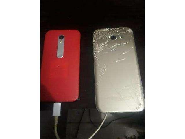 Samsung A7 2017 64gb e moto G3 16gb