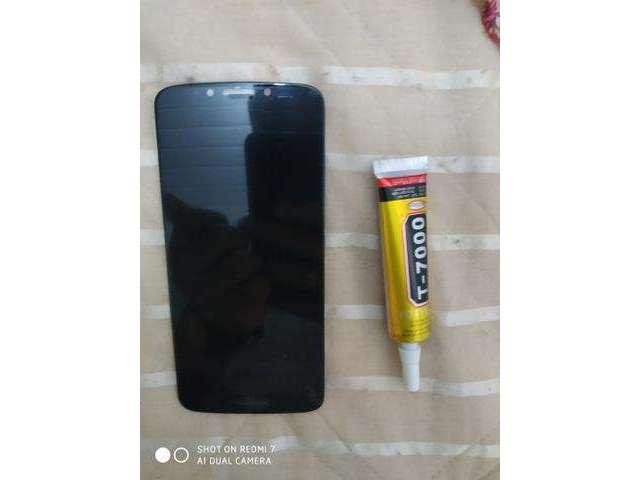 Tela e display moto e5 plus