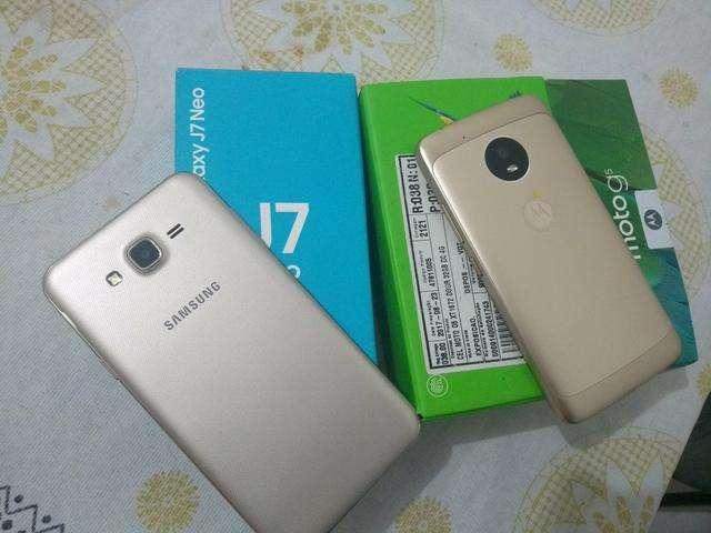 J7 neo 16 gb / moto G5 32 gb 750$ os dois