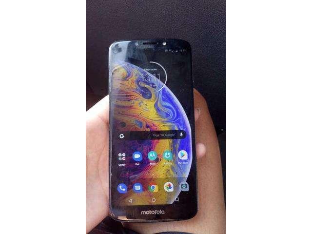 Troco motorola 32gb tela infinita biometria atrÃ¡s
