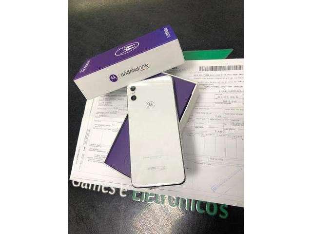 Motorola one branco 64gb com garantia impecÃ¡vel Ã³timo aparelho melhor preÃ§o