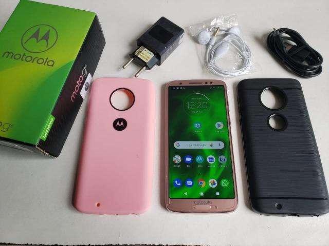 Moto G6 XT1925 Ouro RosÃª 64GB, Tela de 5.7``, Dual Chip, Android 8.0