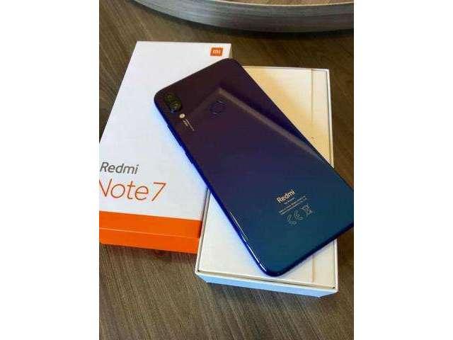 Xiaomi Note 7 64gb Azul e preto Global Garantia de 6 Meses+Pelicula de Brinde/LojaFisica