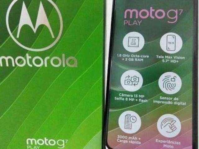 Moto G7 Play 32gb 0km, Caixa lacrada