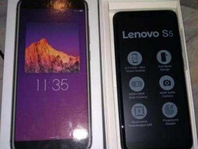 Lenovo S5 64 GB rom e 4gb ram novo pra sair hj
