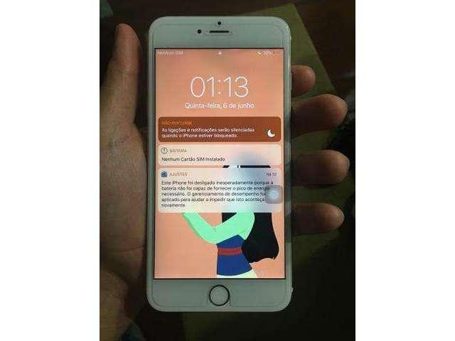Iphone 6 plus 64 gb pra retirar peÃ§as
