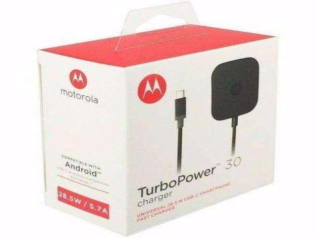 Carregador Motorola Original Moto G6 Plus Com Cabo Type