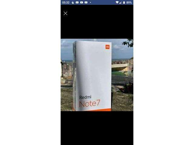 Xiaomi note 7 32Gb 3 de ram lacrado nota