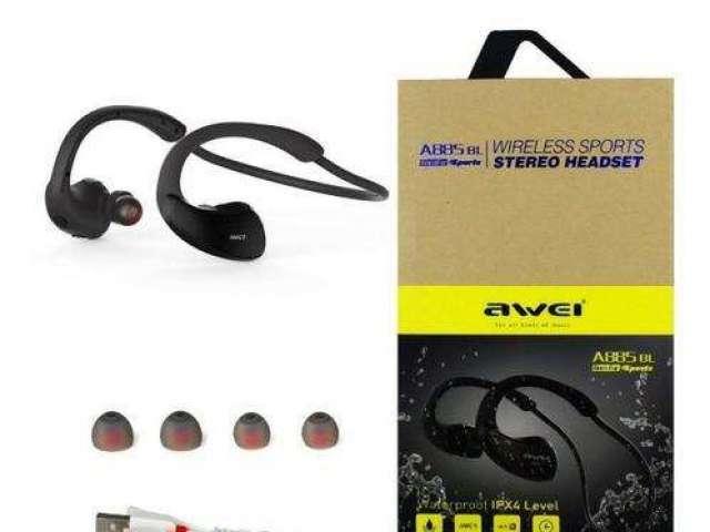 Fone de Ouvido Awei A885BL Bluetooth sem fio para esporte