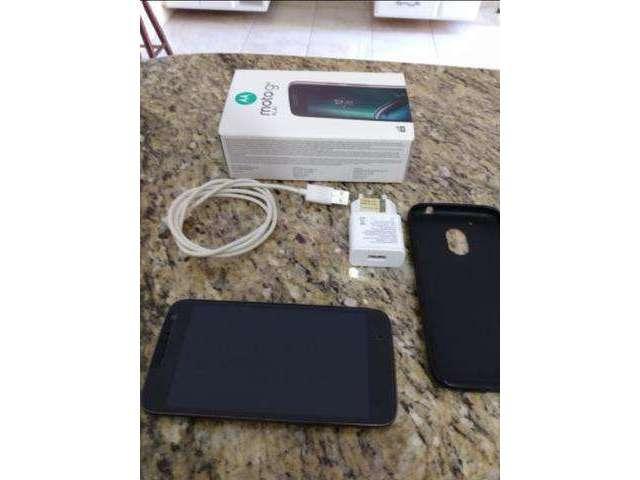 Moto G4 Play 16GB 4G TV Muito Novo Na Caixa Com AcessÃ³rios Por 399.00