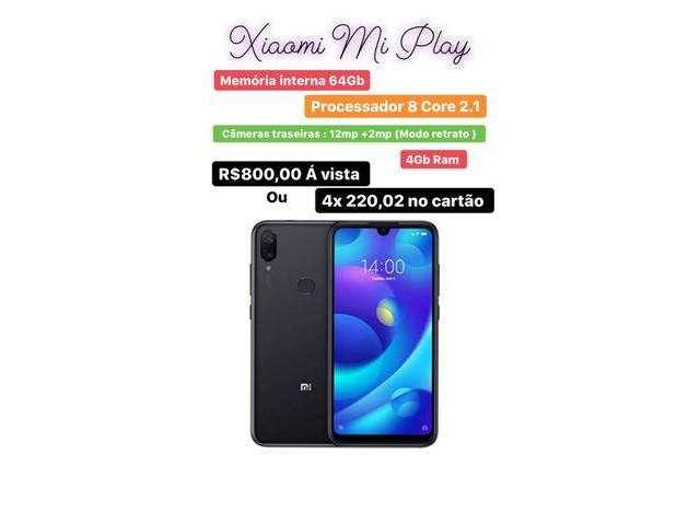 Celular xiaomi mi play 64gb (Novo e Lacrado)