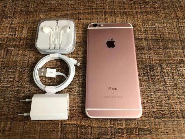 Bateria 100% // Apple iPhone 6s Plus 64gb Rose ImpecÃ¡vel *GrÃ¡tis Capinha + PelÃ­cula