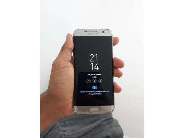 Vendo ou troco S7 edge trincado