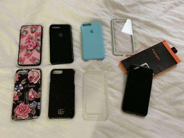 Capinhas iphone 7 e 8 plus vendo todas