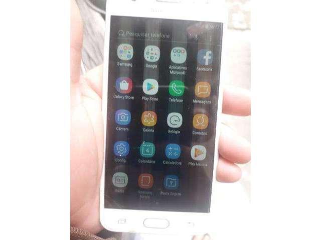 Samsung j5 prime 32gb detalhe na tela