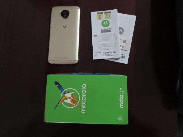 Celular Moto G5s Dourado