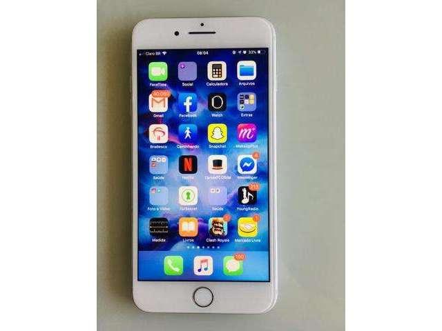 Iphone 8 PLUS 256 GB em otimo estado
