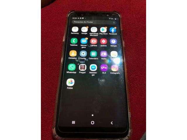 Samsung Galaxy A6 Plus 64g biometria desbloqueio faÃ§ial