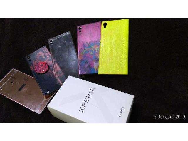 Celular sony xa1 ultra tela 6.0 dourado 64MB parcelo ate 12 x