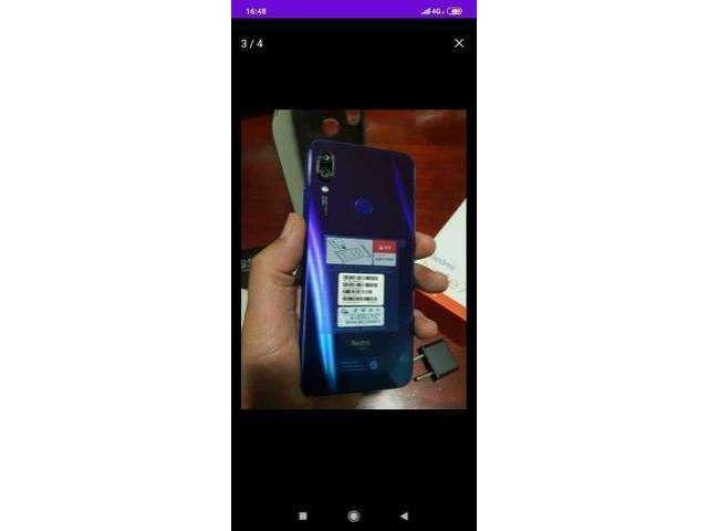 Xiaomi redmi note 7 32Gb de cor azul completo