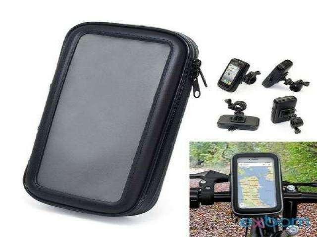 Suporte Celular Moto Capa A Prova D`agua 360Â° Bike GuidÃ£o Bicicleta