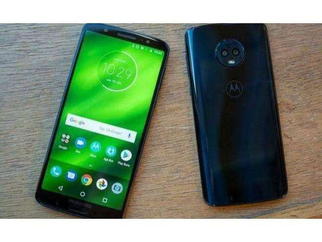 Moto G6 plus 64 gb. Azul indigo com nota e acessÃ³rios