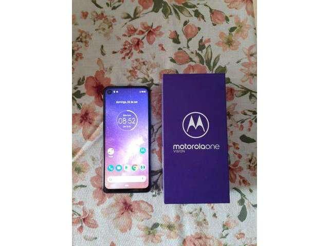 Vendo motorola one vision 128gb 4 de ram zero sem detalhe apenas 4 meses de uso